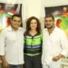 David Medeiros com Marlúcia Cândida e Moisés Alencastro