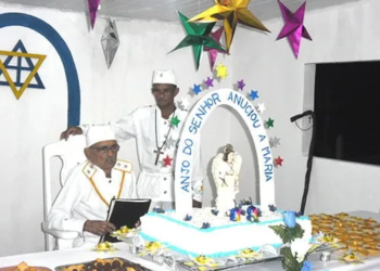 No ano passado, Juarez ganhou uma festa especial de aniversário na igreja