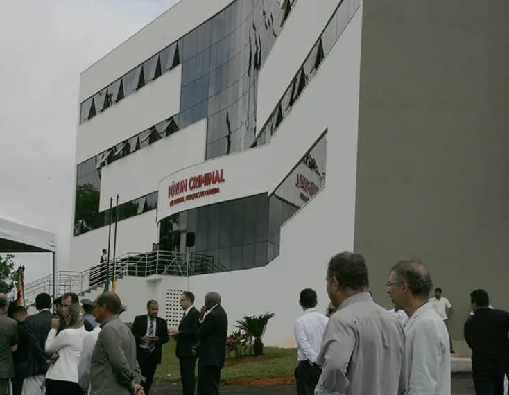 Primeiro prédio da Cidade da Justiça é inaugurado