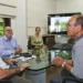 Produtor Geraldo Ferreira visitou o governador no gabinete dele na manhã de ontem