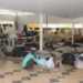 Interrupção das viagens causa superlotação no abrigo