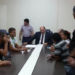 Vereador Roger Corrêa com representantes do sindicato