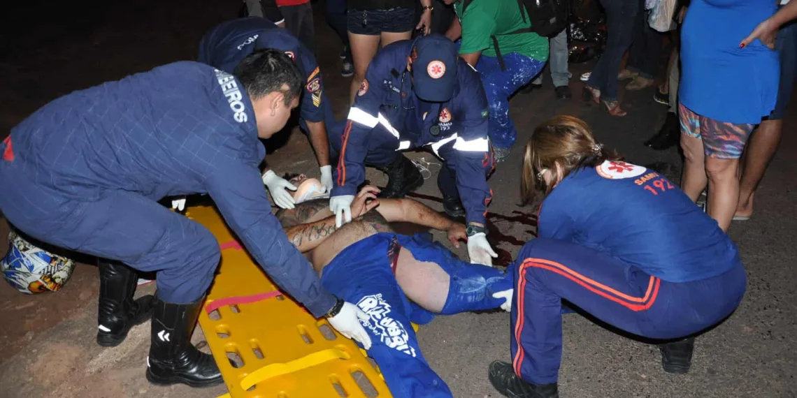 Homem sofre grave acidente na Via Verde e perde o pé