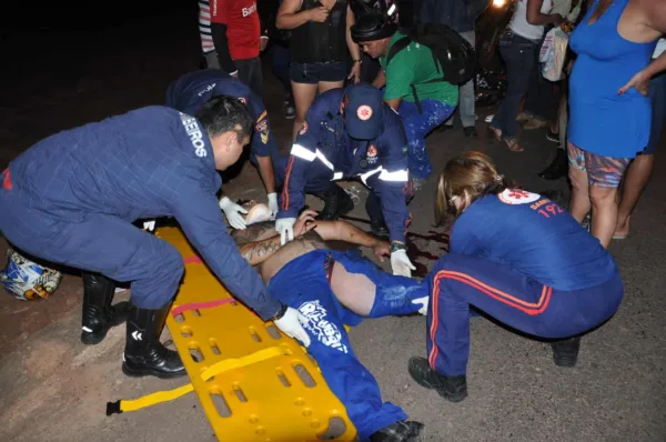 Homem sofre grave acidente na Via Verde e perde o pé