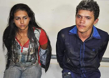 Casal de assaltantes é preso em flagrante no Segundo Distrito da cidade