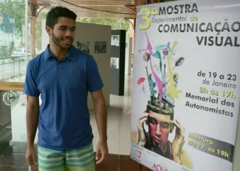 Estudante Daniel Alvez Scarcello afirma que a Mostra 
Experimental de Comunicação valoriza o trabalho acadêmico