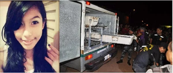Estefânia tinha 14 anos e voltava da igreja quando foi atropelada pelo ônibus