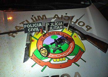 Armas e munições das Forças Armadas são apreendidas no bairro Airton Sena