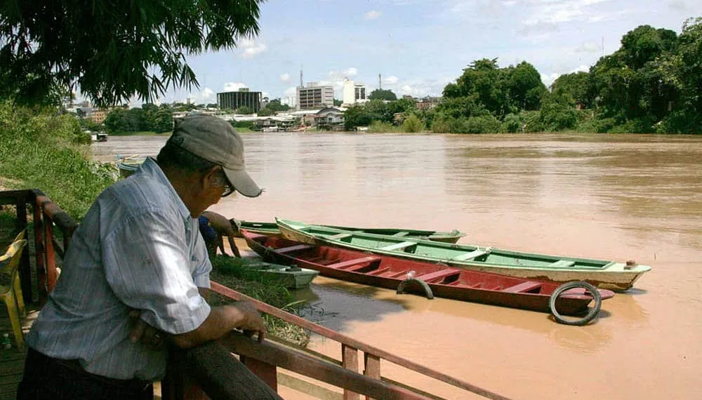 Rio Acre apresenta forte vazante