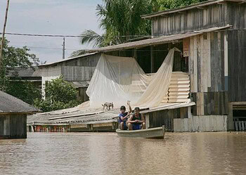 Confira imagens de umas das piores cheias da capital