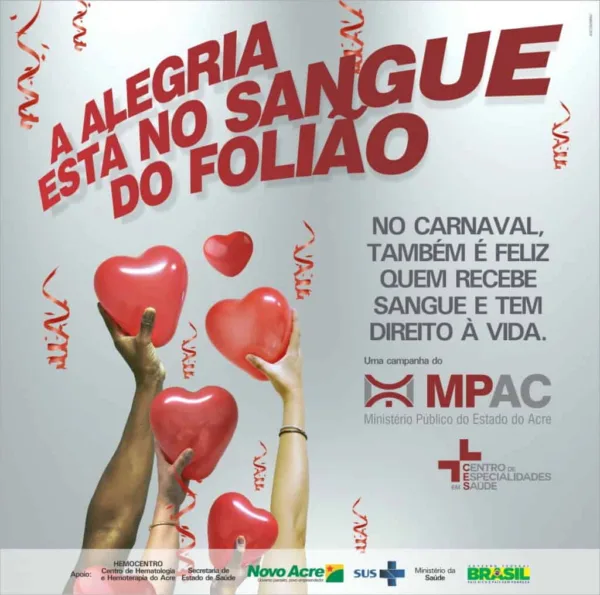 MPAC promove parceria com Hemoacre para incentivo à doação de sangue