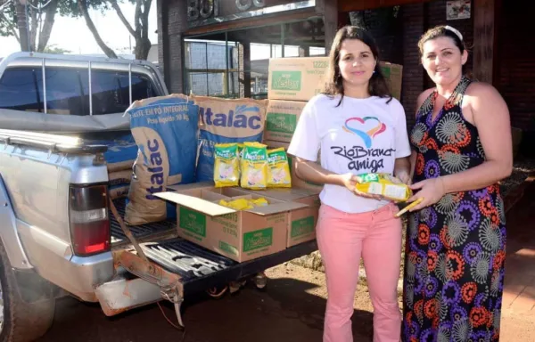 Ação Rio Branco Amiga recebe doação para as famílias atingidas pela cheia do Rio Acre