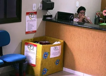 Doações podem ser deixadas na recepção do jornal