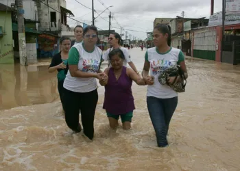 Estudantes colaboram com trabalho voluntário