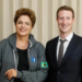 Presidente se reuniu com Zuckenberg, em evento mundial. (Foto: Divulgação)