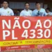 Sindicatos em Rio Branco realizam protestos contra a aprovação do projeto de lei 4330