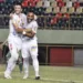 Alexandre Matão, atacante do Rio Branco, comemora gol