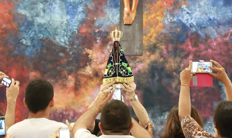 Imagem de Nossa Senhora Aparecida chegou a Rio Branco e estará em Epitaciolâncida nesta sexta