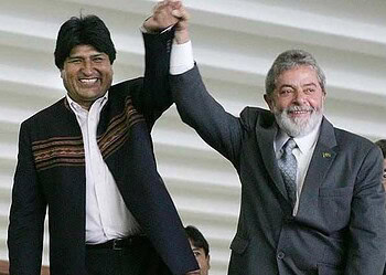 Lula e Evo Morales devem participar de inaugurações no Acre. (Foto: Divulgação)