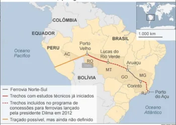 A polêmica ferrovia que a China quer construir na América do Sul