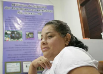 Presidente do Sindomestico, Jane. (Foto: Odair Leal/ AGAZETA)