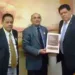 Everaldo Gomes esteve em Brasília com Flaviano Melo. (Foto: Assessoria)
