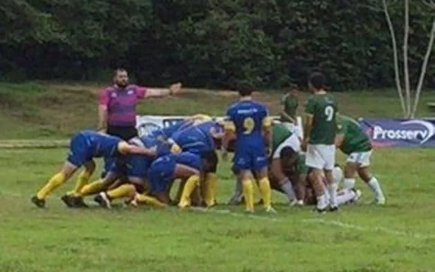Rio Branco Rugby, os Sucuris, enfrentaram o Makuxi-RR em abril, em Manaus