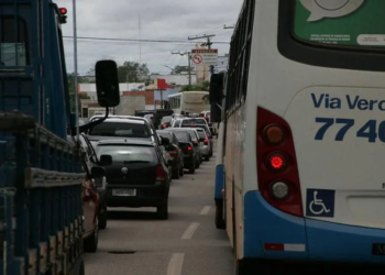Pista exlusiva para ônibus reduziria demora em RB. (Foto: Odair Leal/ A GAZETA)