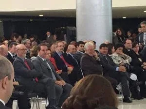 Governador Tião Viana no Palácio do Planalto durante 
lançamento do Plano Safra da Agricultura Familiar. (Foto: Cedida)