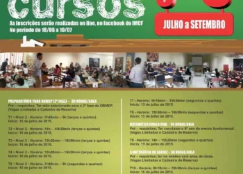 Instituto de Matemática, Ciências e Filosofia oferece cursos básicos e preparatórios