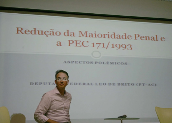 Leo de Brito falou sobre aliciamento de jovens para o crime. (Foto: Odair Leal/ A GAZETA)