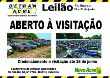 Visita a veículos e credenciamento para leilão se encerram esta semana