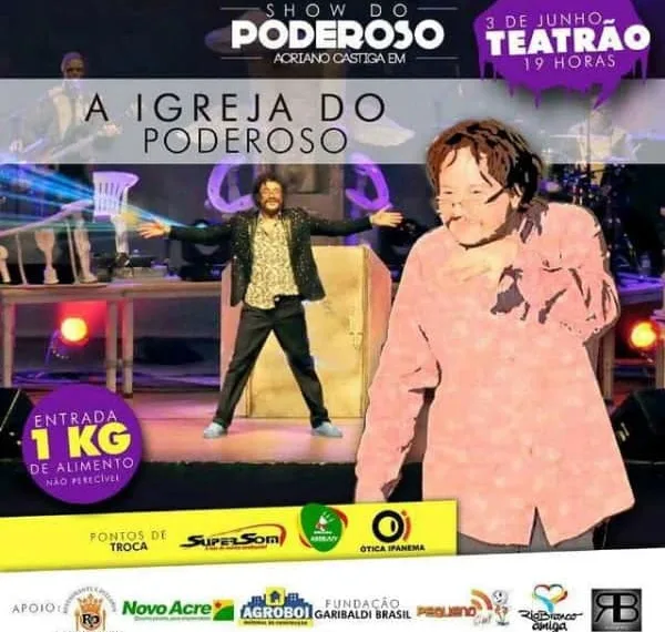 Programa Acre em Pânico faz show de humor beneficente hoje