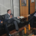 Tião Viana e o secretário Henry Nogueira se reuniram com o ministro Manoel Dias. (Foto: Secom Acre)