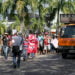Concentração foi em frente ao Palácio Rio Branco. (Foto: Odair Leal/ A GAZETA)