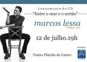 Marcos Lessa se apresenta em Rio Branco no domingo, 12