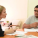 Presidente do Sinjac em reunião com a secretária de Comunicação. (Foto: Agência Acre)