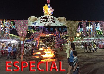 Visitantes divergem opiniões sobre a experiência de juntar o Arraial Cultural à Expoacre; mais de 10 mil pessoas passaram pelo local