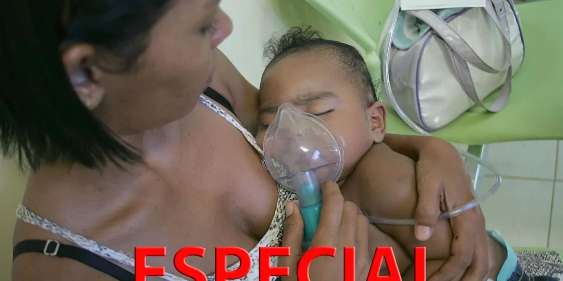Crianças e idosos são as principais vítimas da fumaça causada pelas intensas queimadas neste período do ano; imunidade pode ficar baixa. (FOTO: ODAIR LEAL/AGAZETA)