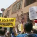 Inconformados com a posse da chapa perdedora nas eleições do Sintesac, servidores realizam manifestação