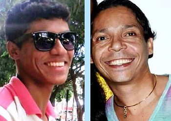 Thiago (esq.) foi condenado por matar professor (dir.)