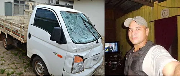 Delegado afirma que motorista do automóvel não poderá ser indiciado pelo atropelamento do policial e ciclista