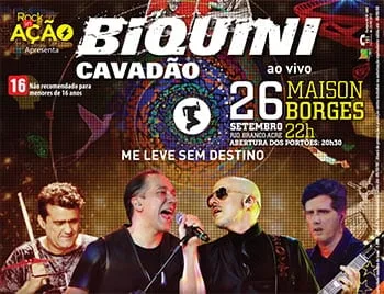 GUIA GAZETA: Show Biquíni Cavadão e outros eventos