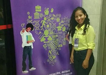 Saria Soares é aluna da escola Doutor Djalma da Cunha Batista. ( FOTO: ACCIOLY GOMES)