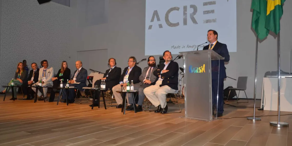 Tião Viana disse que o Acre apresentou identidade cultural e histórica da região Amazônica e do Brasil. (Foto: Rose Farias)