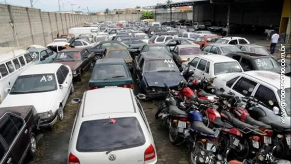 Detran afirma que veículos apreendidos só vão a leilão após comunicar proprietários
