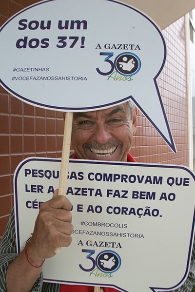Dinho Gonçalves recorda apoio do jornal à cultura. (Foto: Odair Leal/ A GAZETA)