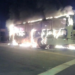 Ônibus que faz a linha Apolônio Sales foi incendiado na madrugada desta terça-feira (6) (Foto: Arquivo pessoal)