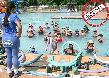 Hidroginástica, dança e até mountain bike, a determinação não tem idade. (Foto: Odair Leal/ A GAZETA)