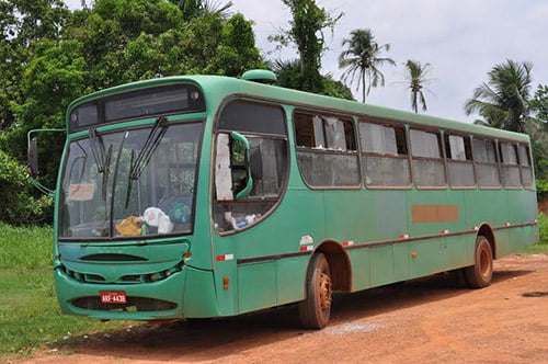 Ônibus faz viagens para ramais do interior do Estado. (Foto: Reprodução Whatsapp)